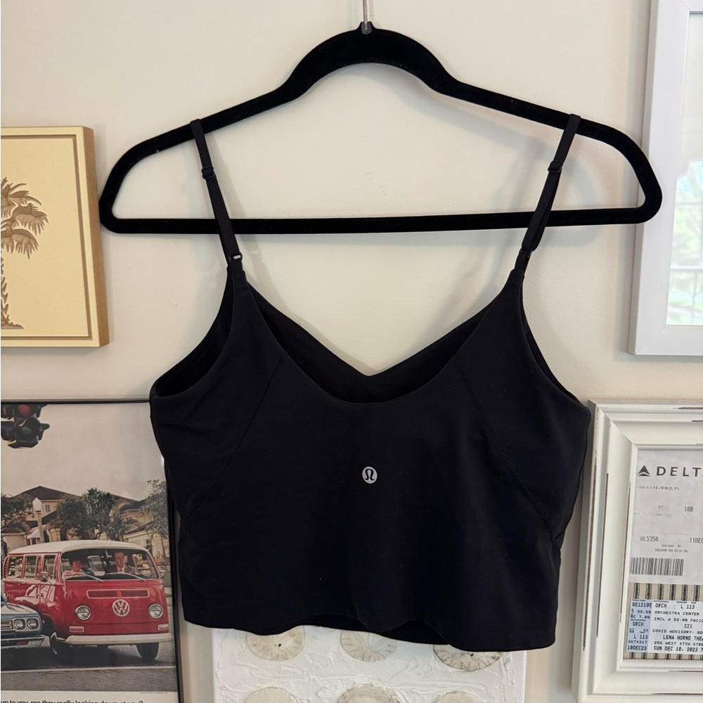 Lululemon size 10 Black Women's align tank 10 A/B - Picture 2 of 3